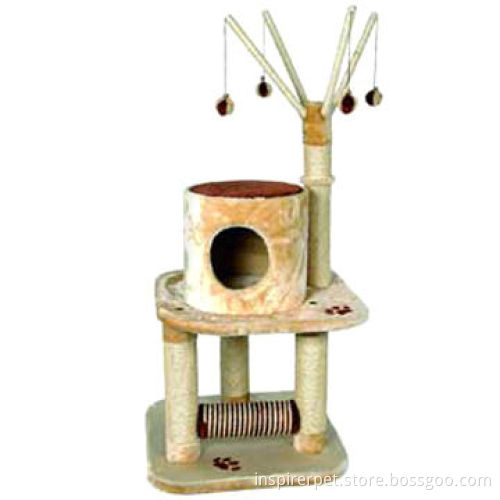 Cat Scratch Toy, Natural Sisal Rope and Chipper Board